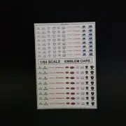 Decal Hotwheels Car Brand Logo mix 1/64