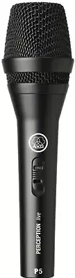 AKG P5S Dynamic Supercardioid Microphone w/ On/Off Switch 3100H00120 Store Demo