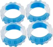 Ipetboom 4Pcs Silicone Luggage Wheel Protectors Mute Suitcase Caster Covers for Enhanced Durability and Noise Reduction Gradient Travel Accessory