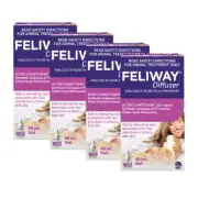 Feliway 48mL Diffuser Refill 4 Pack - Constant Calming and Comfort for Cats