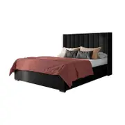 Septima and Fulvia Queen Bed & Headboard Package - Ink