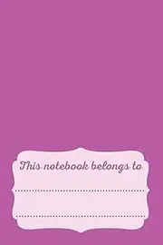 One colour Notebook: 100 pages, College Ruled, 6 x 9 inches, Fuchsia Paperback Cover, White paper (5)
