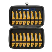 Music Nomad MN676 Diamond Coated Nut File Complete Shop Set - 16 pc