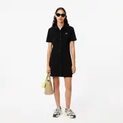 Women's Lacoste Organic Cotton Buttoned Polo Dress