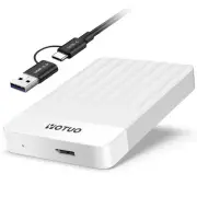 External Hard Drive 1TB, USB 3.0 and Type-C Portable HDD External Expansion S...