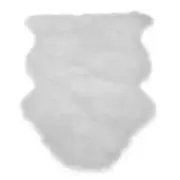 Glacier Wear Natural White Sheepskin Rug/Throw shp720