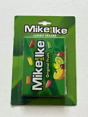 Mike and Ike Jumbo Eraser Novelty Kids School Supplies Gift Art Office Supply