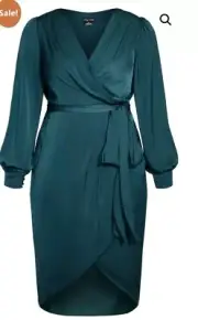 City Chic Medium Opulent Dress Plus Size 18