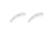 2x Mondo Plastic Fondant Cake Pastry Decorating Cutter & Embosser w/4 Wheels WHT