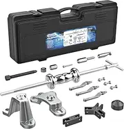 CARVALAX 9-Way Slide Hammer Puller Set, Front Wheel Hub Bearing & Rear Wheel Axle Remover Puller Set, 20PCS Tool Kit for Dents and Dings Repair with Black Carry Box