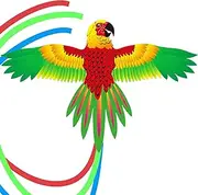 Flerigh Large Kite for Kids 4-8and Adults Easy to Fly and Assemble for Beginner, Children Kites for Ages 8-12 Professional for Beach and Outdoor Activity