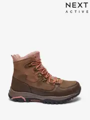 Blush Pink Next Active Sports Performance Forever Comfort® Waterproof Walking Boots (627170) | $141