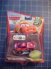 DISNEY PIXAR CARS LIGHTNING McQUEEN WITH METALLIC FINISH TOYS R US EXCLUSIVE NIP