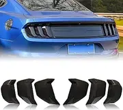 KEWISAUTO Taillight Cover for Ford Mustang 2018-2022, Tail Light Lamp Covers Trim Decoration for Ford Mustang 2018-2022 Accessories, 6PCS, Smoke Black