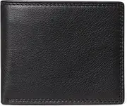 [SKUZA] Wallet,Card Bag,Genuine Leather Wallet for Men Card Slot Zipper Pocket Retro Purse Mini Ultra Thin Male Wallet (Color : Brown 1) (Black 1) (Color : Black 1)