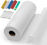 Medium Weight 11.6'' x 30yd White Iron On Non-Woven Fusible Interfacing,Iron-On Interfacing Accessories Single Sided Interfacing for DIY Quilting,Sewing