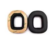Replacement Ear Pads Earpads Headband Protein Leather/Flannel Ear Cushion for Astro A40 A50 gen3 gen4 Headphones Headset - Leather Earmuff