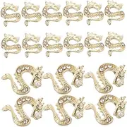Elegant Pcs Dragon Design Nail Charms Manicure Supplies Rhinestone Gems for Nail Art