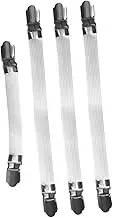 jojofuny Versatile Ironing Board Cover Clips 4 Pack Fasteners for Bed Sheet Tablecloth