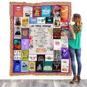 Friends Blanket, Friends Quotes Fleece, Sherpa Blanket, TV Series Blankets