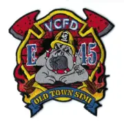 Ventura County CA California Fire Dept Engine 45 *OLD TOWN SIMI* patch - NEW!