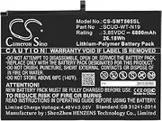 Replacement Battery for Samsung Galaxy Tab A7 10.4 2020, SM-T500, SM-T505 (Not for A7 Lite) 3.85V/6800mAh