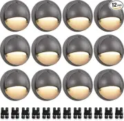 Paquete de 12 luces LED de bajo voltaje para terraza, 5 W, para exteriores.neuvo