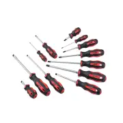 12 Pcs of Chicane Screwdriver Set - Heavy Duty Plastic Case with Steel Latches