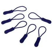 Zipper Pulls Replacement 30pc Extension Cord Handle Fix Tag Extender Navy Blue