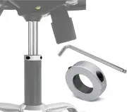 Fix Sinking Office Chair Saver, Adjustable Height Chair Repair, Stainless Steel,