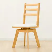 在飛比找樂天市場購物網優惠-◆旋轉式餐椅 ROPIA2 LBR 橡膠木 NITORI宜得