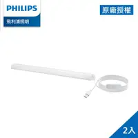 在飛比找ETMall東森購物網優惠-Philips 飛利浦 LED USB抑菌燈 2入組 (PU