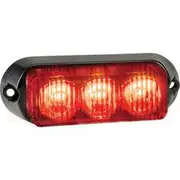 Narva Volt High Powered LED Warning Light - Red, 12/24V