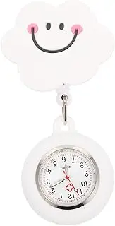 [Holibanna] Nurse Pocket Watch Care Digital Watch Pocket Watch Keychains for Women Student Second Ladybug Carabiner Ladies Watches Winder Electronic Female Two Stopwatch Light Brown