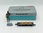 Z Scale Marklin Museumswagen 2007 "Strassacker" Freight Car w/ Figure Org Tin