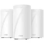 TP-Link Deco BE85 BE22000 Tri-Band Mesh WiFi7 System 3 Pack