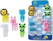 10PCS Mini Kids Animal Food Fruit Picks Forks Lunch Box Accessory Tool