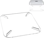 Wall Mount Compatible with Mac Mini 2023/2024 M4 / M4 Pro,Holder for Apple 2024 Mac Mini M4 Stand,for Mac Mini M4 Pro Dock Mount Accessories,TV Accessories Rack (Transparent) 004-C003