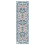 Catzon Vintage Runner Rug Distressed Non-Slip Carpet for Kitchen Hallway-D