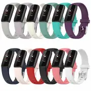 Smart Watch Replacement Strap Fitness Watch Wrist Silicone Band For Fitbit Luxe