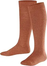 [FALKE] Unisex Kids Comfort Wool Socks Merino Black Grey Blue More Colours Thick Warm Calf Sock For Boy Or Girl Plain Ideal For Winter Casual Looks Or School 1 Pair
