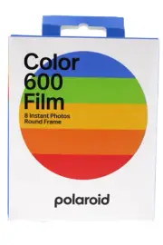 Polaroid Color 600 Film Round Frame