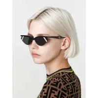 在飛比找Yahoo奇摩購物中心優惠-FENDI x GENTLE MONSTER 太陽眼鏡(黑色
