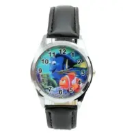 Finding Nemo Movie Nemo & Dory Characters Leather Band Wrist Watch