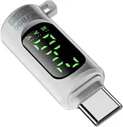 USB Voltage Tester - Digital Cables Adapter,High-Speed Data Transfer 240W 40Gbps USB Adapter for Laptop, Phone, Computer, Tablet