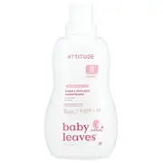 ATTITUDE, Baby Leaves™, Laundry Detergent, Extra Gentle, Unscented, 35.2 fl oz (1.04 L)