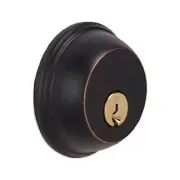 SCHLAGE LOCK CO B62N716 Double Cylinder Deadbolt, Bronze