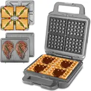 FineMade Belgian Waffle Maker with Removable Plates, Waflera Electrica, Large...