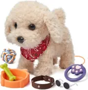 Remote Control Electronic Plush Puppy Dog Toy with Interactive Features