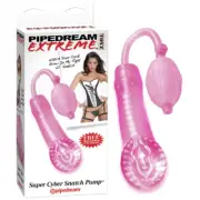 Pipedream Extreme Toyz Super Cyber Snatch Pink Masturbator Pump